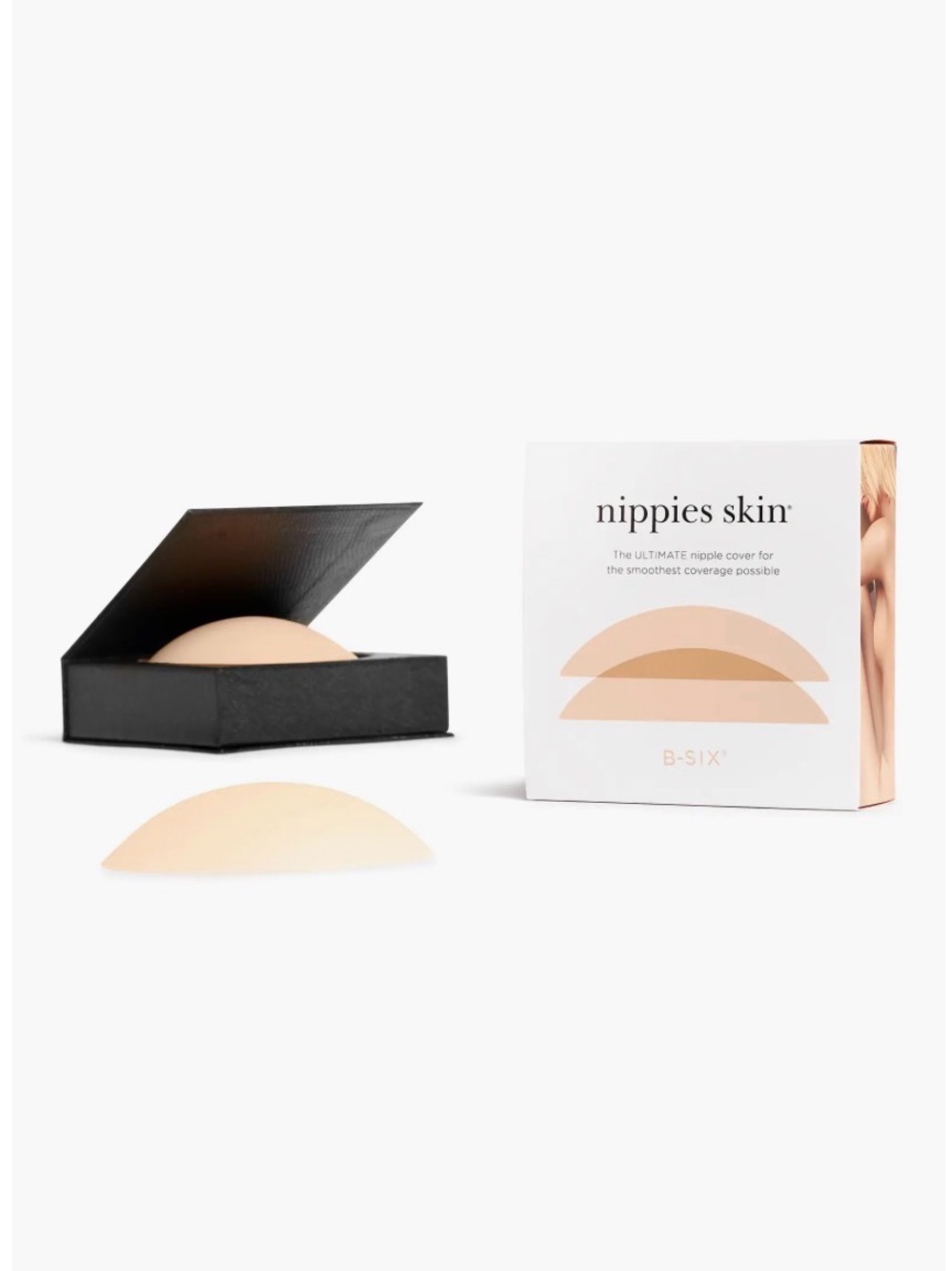 NIB Nippies by Bristols Six Skin Reusable
Adhesive Nipple Covers